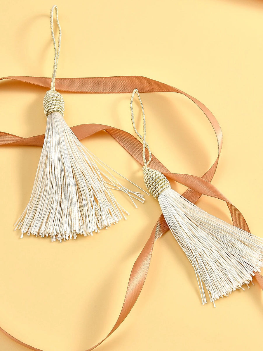 Luxury Ivory Tassels Indi And Oak 