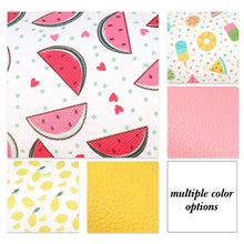 Load image into Gallery viewer, Watermelon Splash Vegan Leather Set
