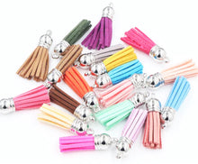 Load image into Gallery viewer, Bulk Circle Acrylic Key Chain &amp; Tassel Set
