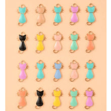 Load image into Gallery viewer, Pastel Feline Pendant Charms
