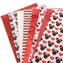 Load image into Gallery viewer, Minnie Mouse Vegan Leather Set
