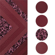 Load image into Gallery viewer, Burgundy Vegan Leather Set
