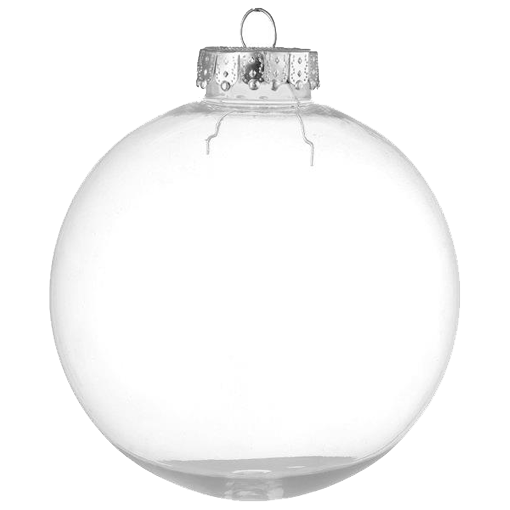 Clear Fillable Christmas Baubles – Indi & Oak