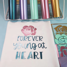 Load image into Gallery viewer, Glossy Pearlescent Metallic Heat Transfer Vinyl - Lilac
